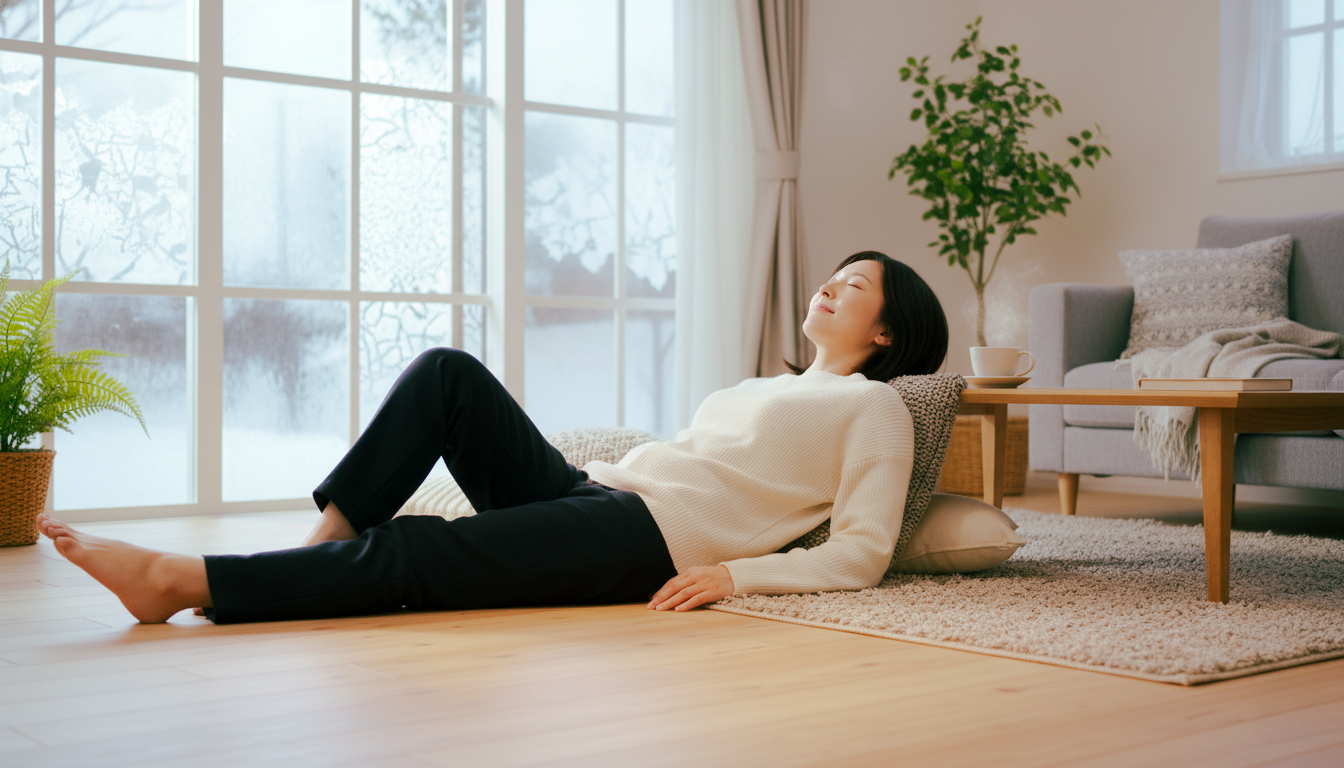 冬の暖かさが逃げにくい