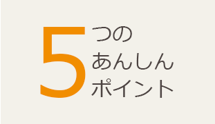 5つのポイント